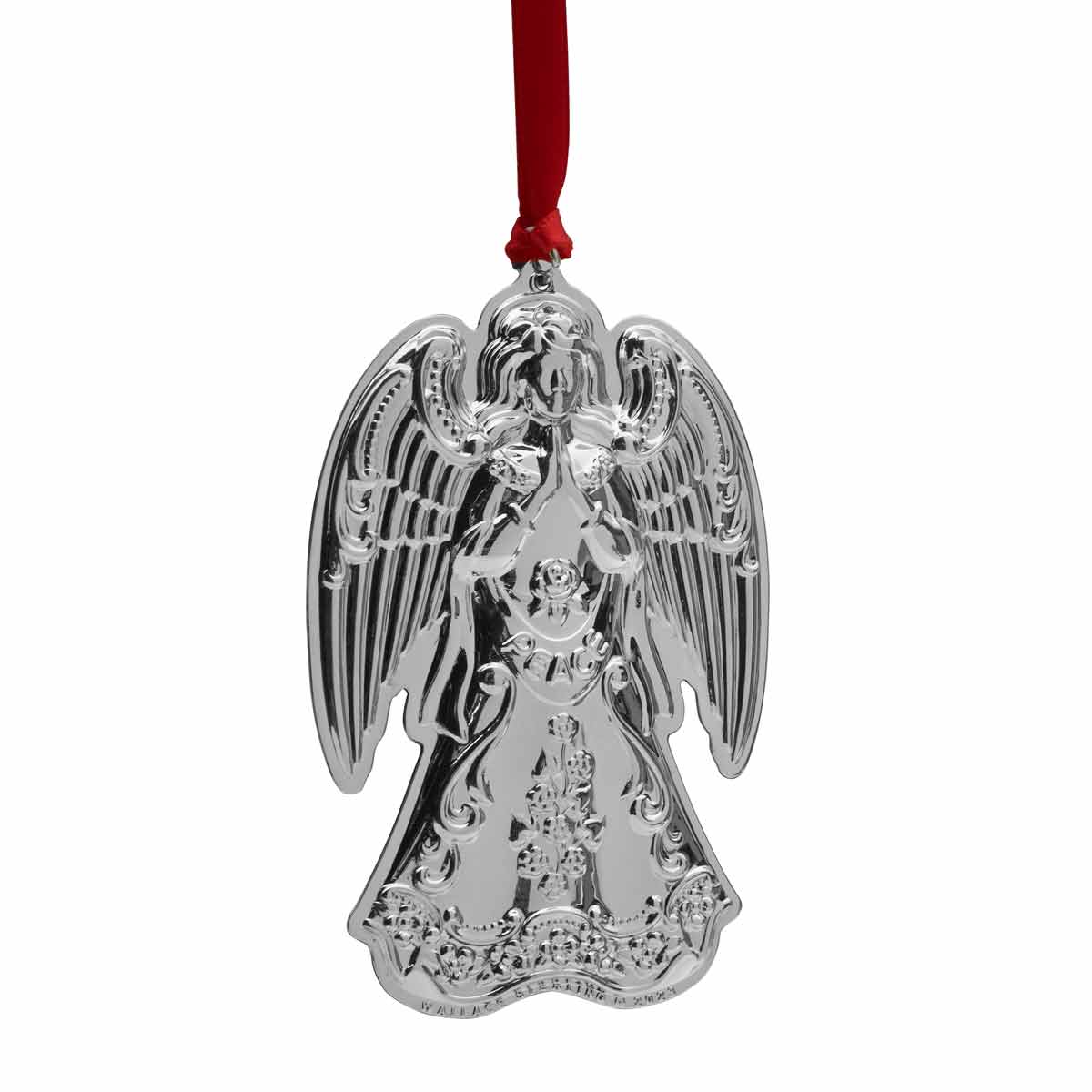 Christmas Angel Ornament in Sterling Silver by Wallace - Grand Baroque - Free Shipping high quality