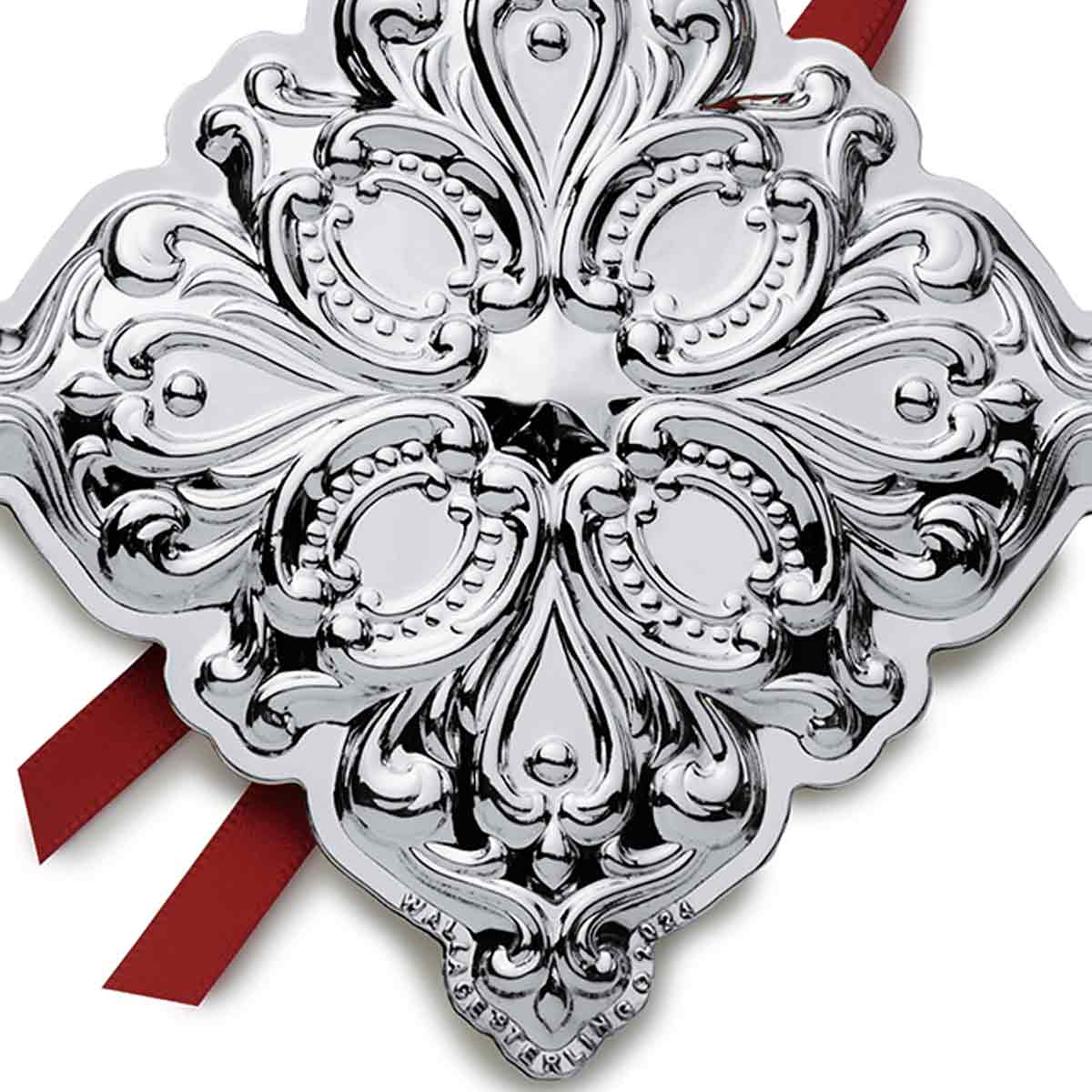 Wallace Sterling 2024 2016 Baroque Snowflake Ornament