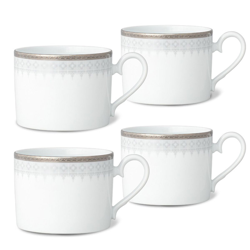 Silver Colonnade Cup Set of 4