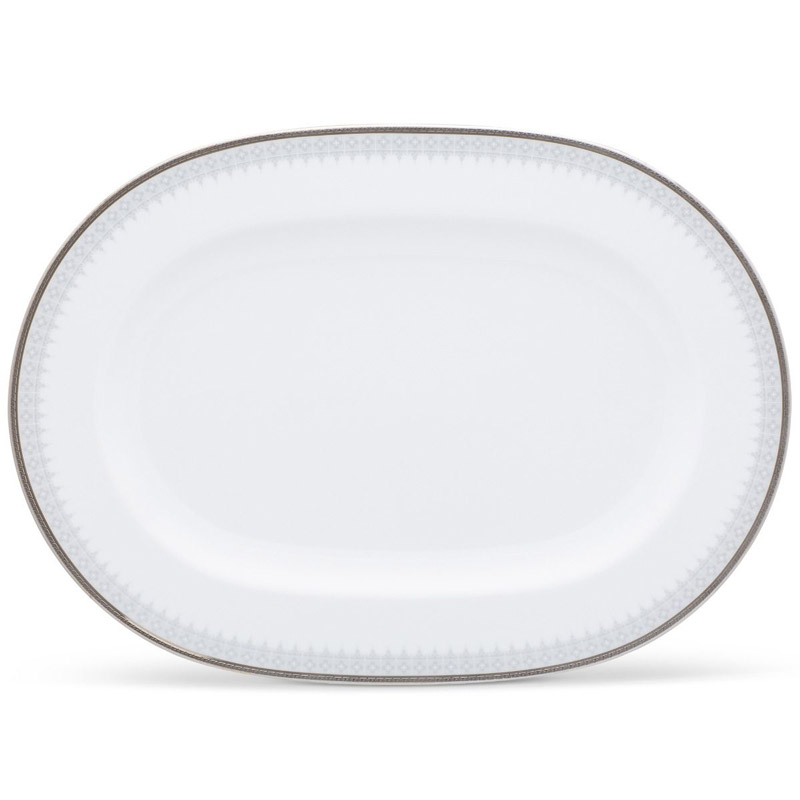 Silver Colonnade Oval Platter 16in.