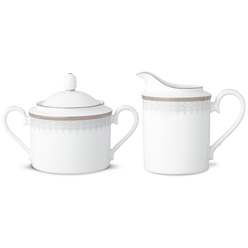 Silver Colonnade Sugar and Creamer Set