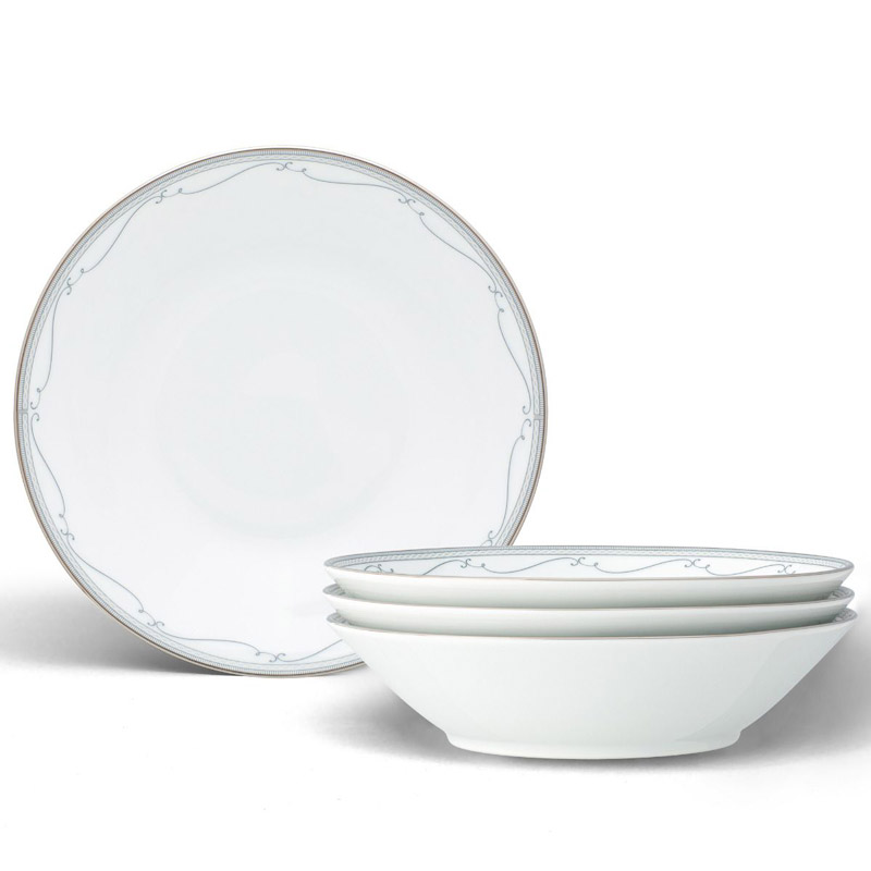 Satin Flourish Soup Bowl Set of 4