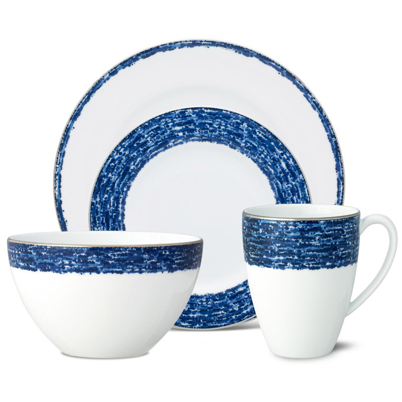 Blue Rill 4 Piece Place Setting