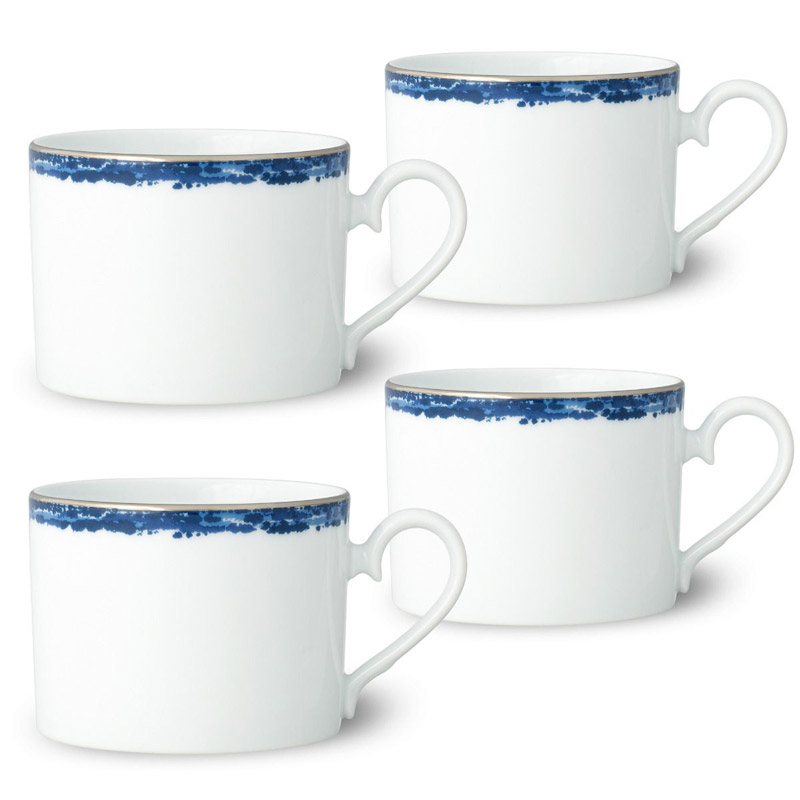 Blue Rill Cup Set of 4