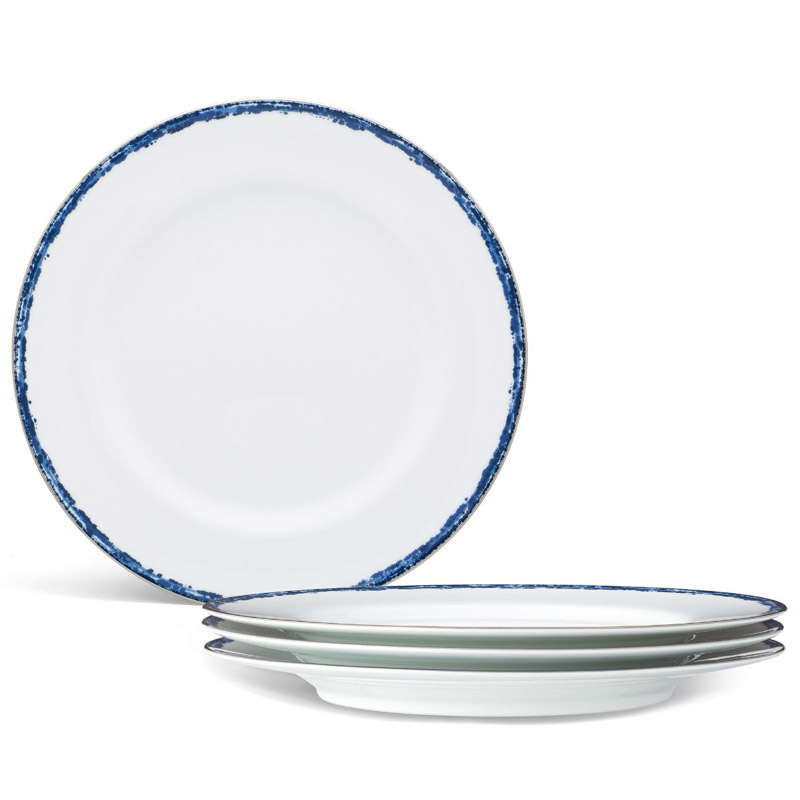 Blue Rill Dinner Plate Set of 4