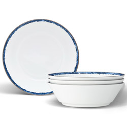 A photo of Blue Rill Soup Bowl Set of 4