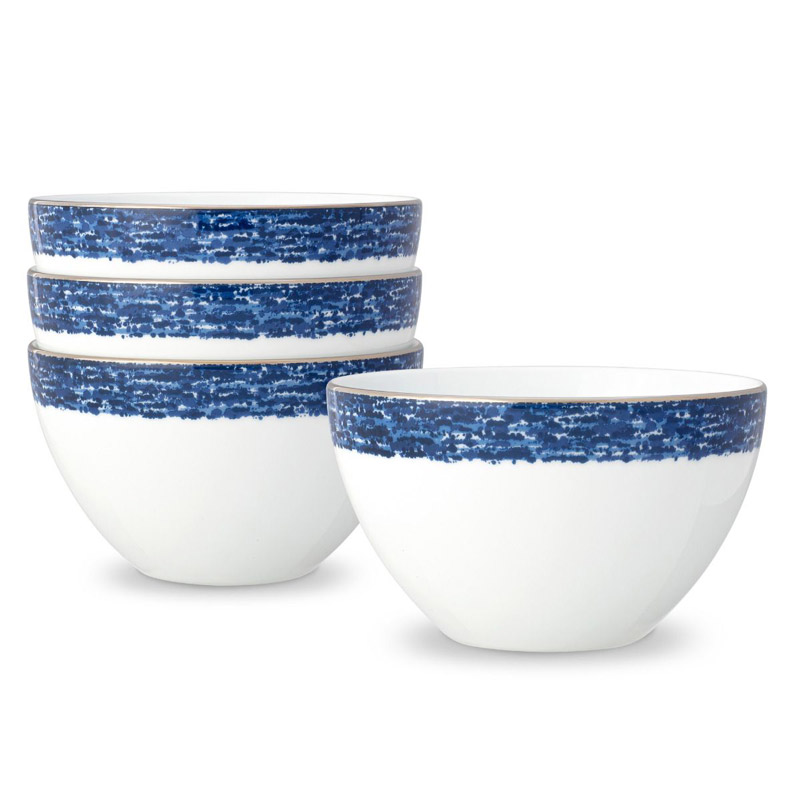 Blue Rill Cereal Bowl Set of 4