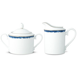 A photo of Blue Rill Sugar and Creamer Set