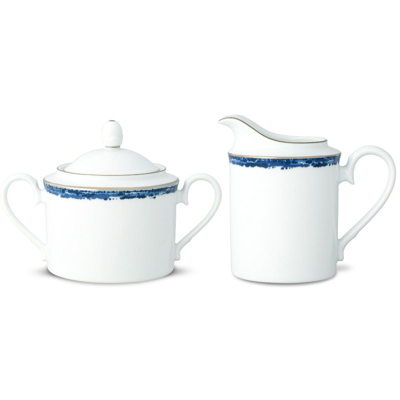 Blue Rill Sugar and Creamer Set