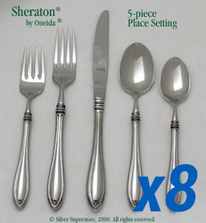 A photo of Sheraton 46pc Service for 8