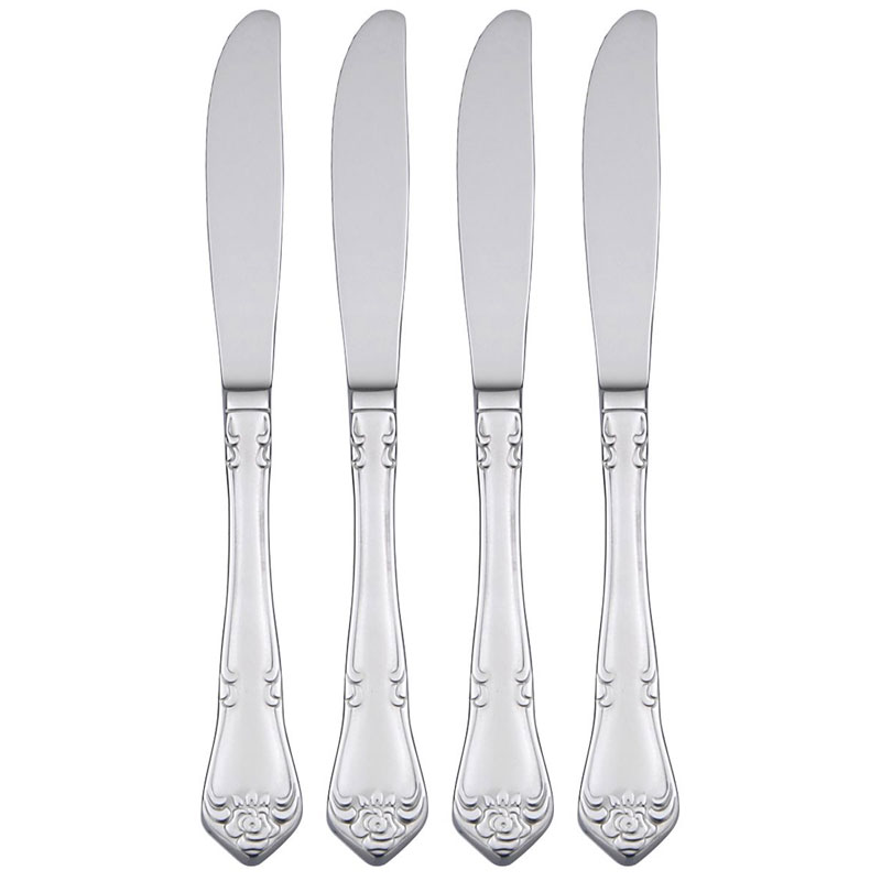 Arbor Rose Dinner Knives, Set of 4