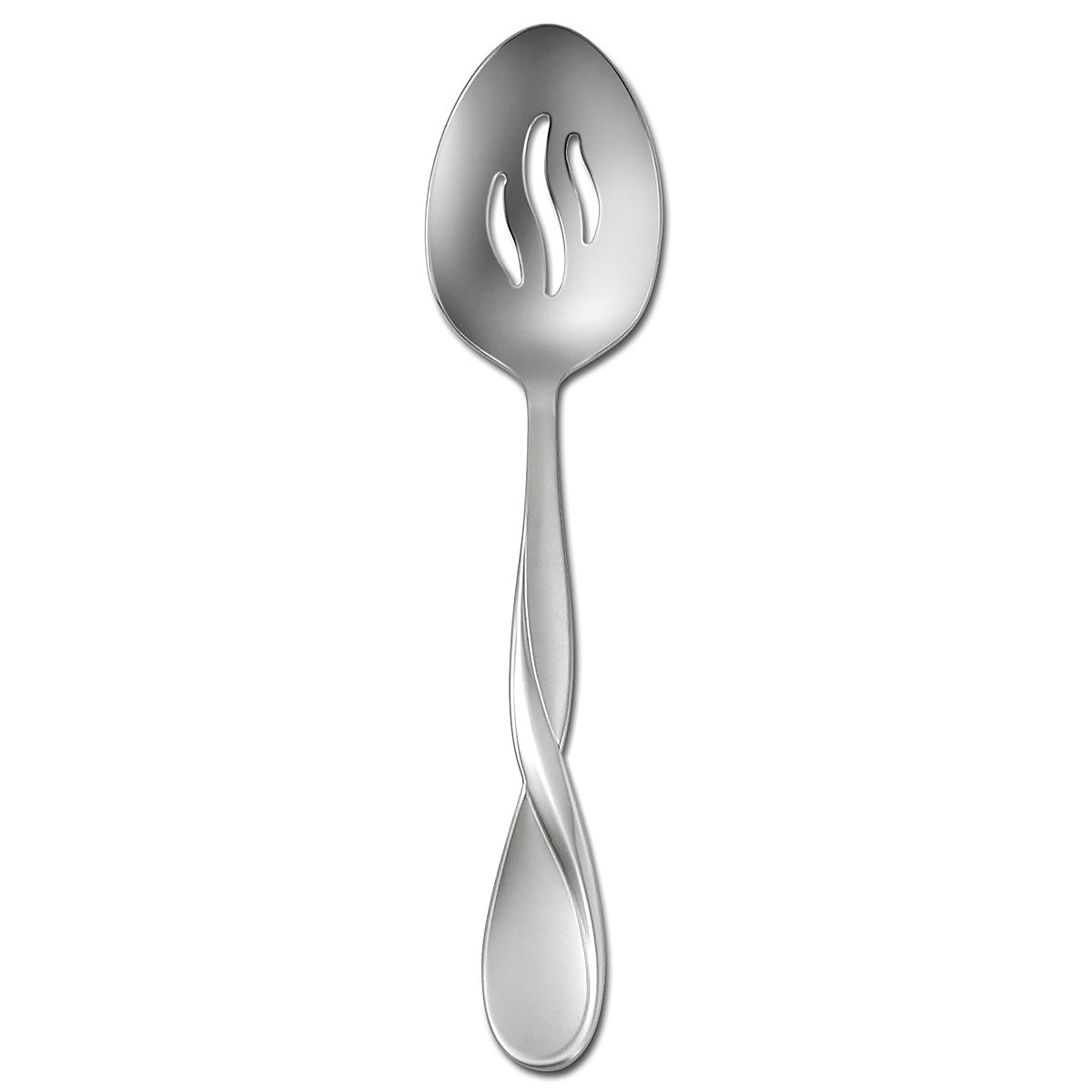 Satin Aquarius Pierced Serving Spoon