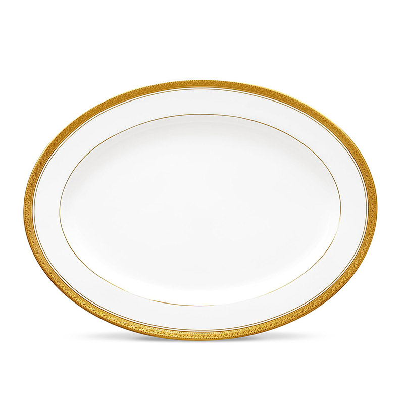 Crestwood Gold Oval Platter, 14 (Medium)