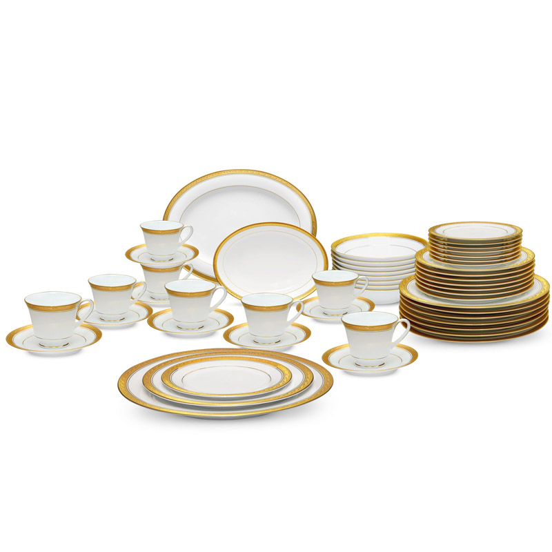 Crestwood Gold 50pc Set, Service for 8