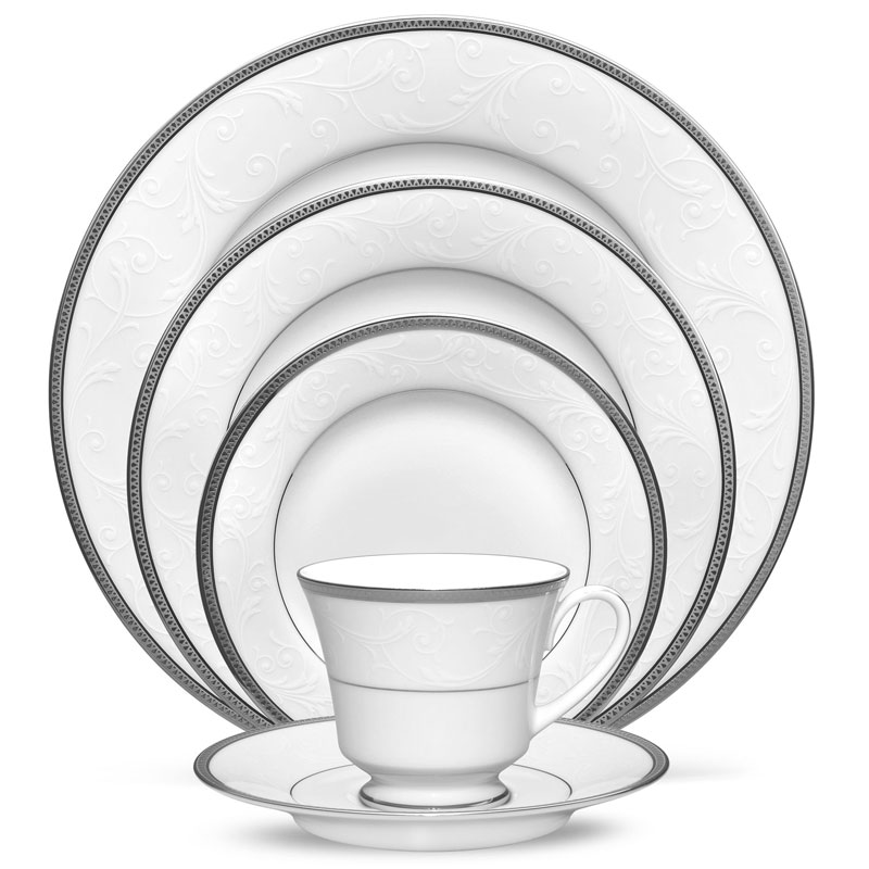 Regina Platinum 5pc Place Setting