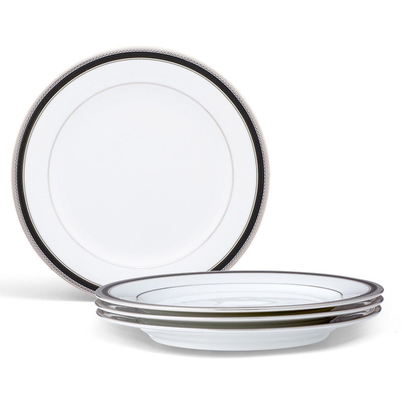 Austin Platinum Bread and Butter Plates, Set of 4