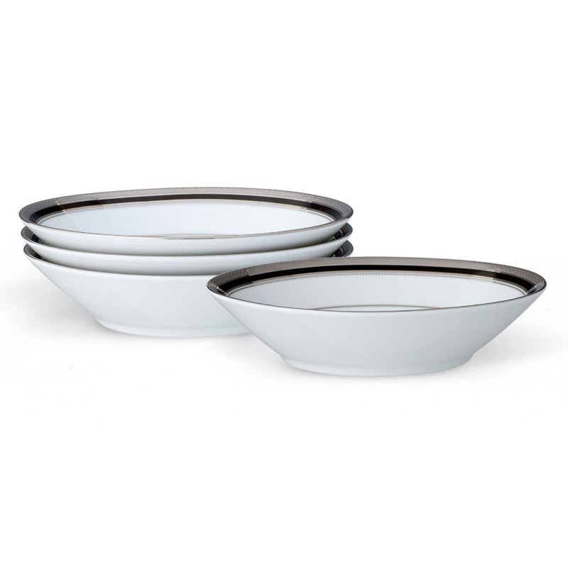 Austin Platinum Fruit Bowls, Set of 4