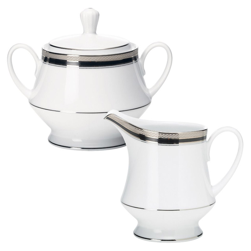 Austin Platinum Sugar and Creamer Set