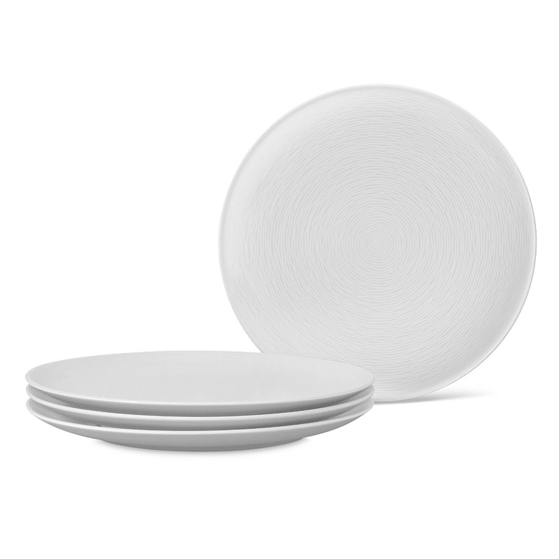 WoW Swirl Salad Plate Set of 4