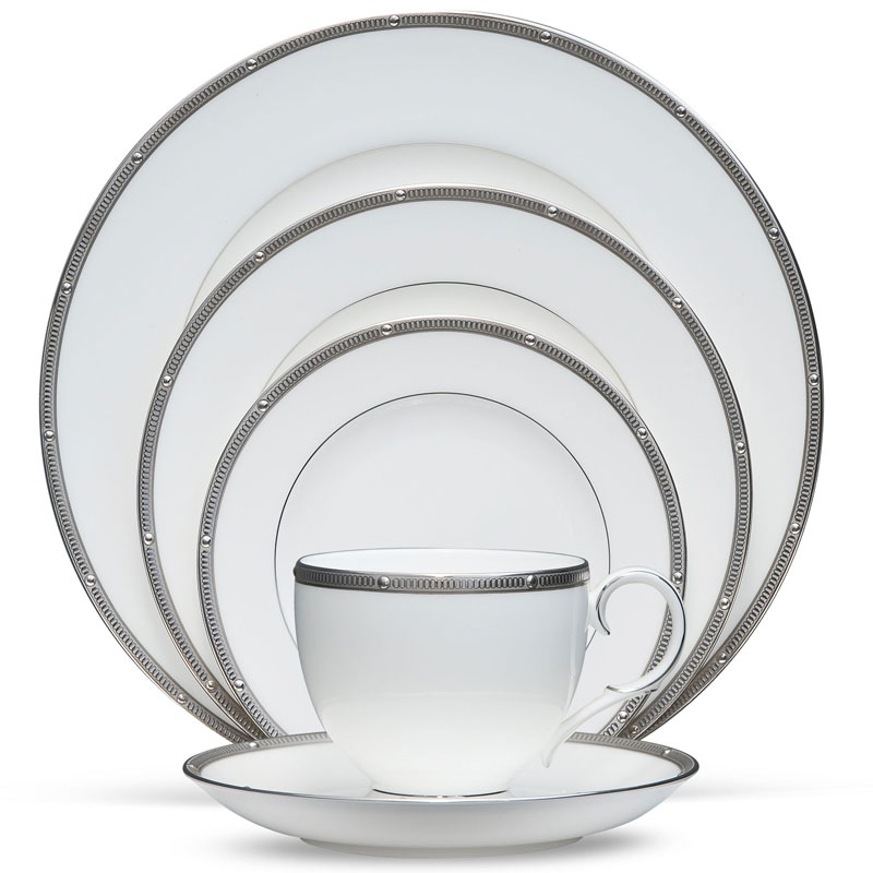 Rochelle Platinum 5pc Place Setting