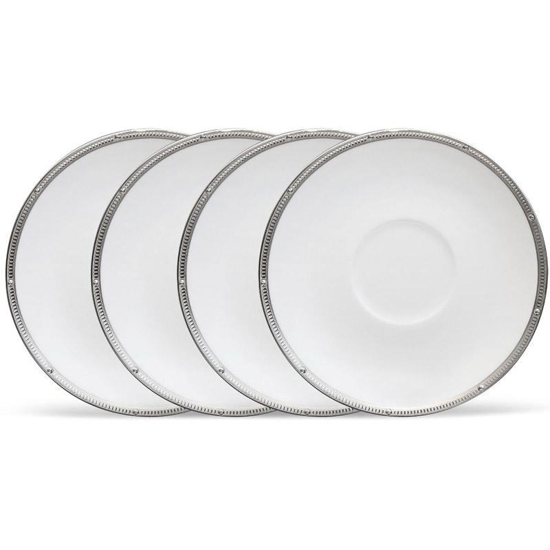 Rochelle Platinum Saucer Set of 4