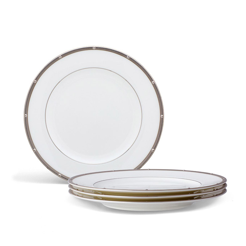 Rochelle Platinum Bread and Butter Plate Set of 4