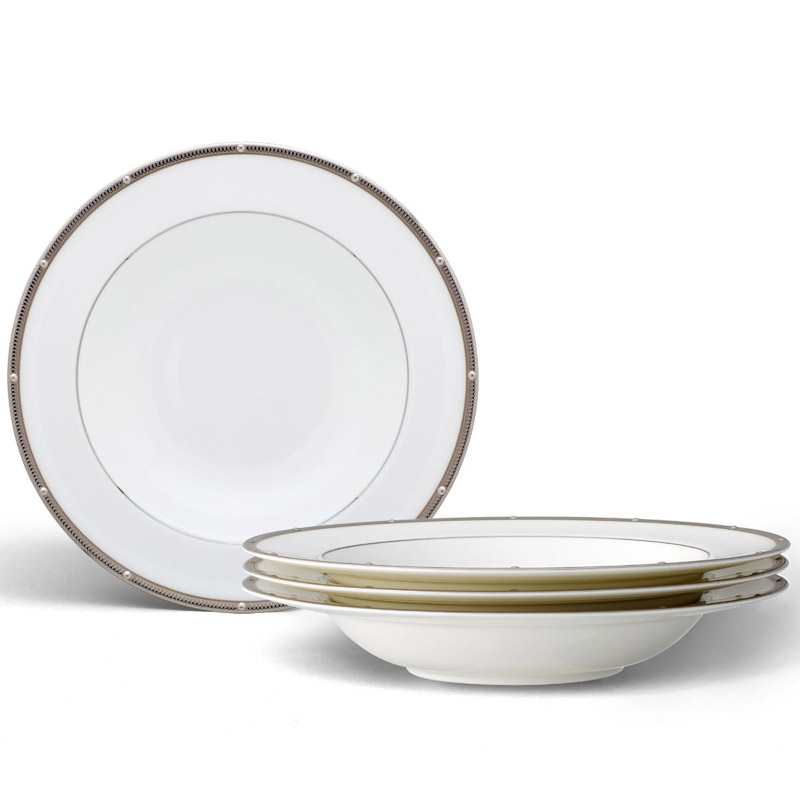 Rochelle Platinum Soup Set of 4