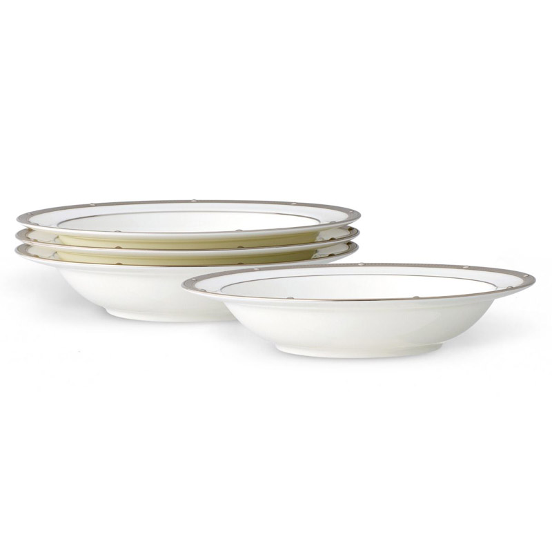 Rochelle Platinum Fruit Bowl Set of 4