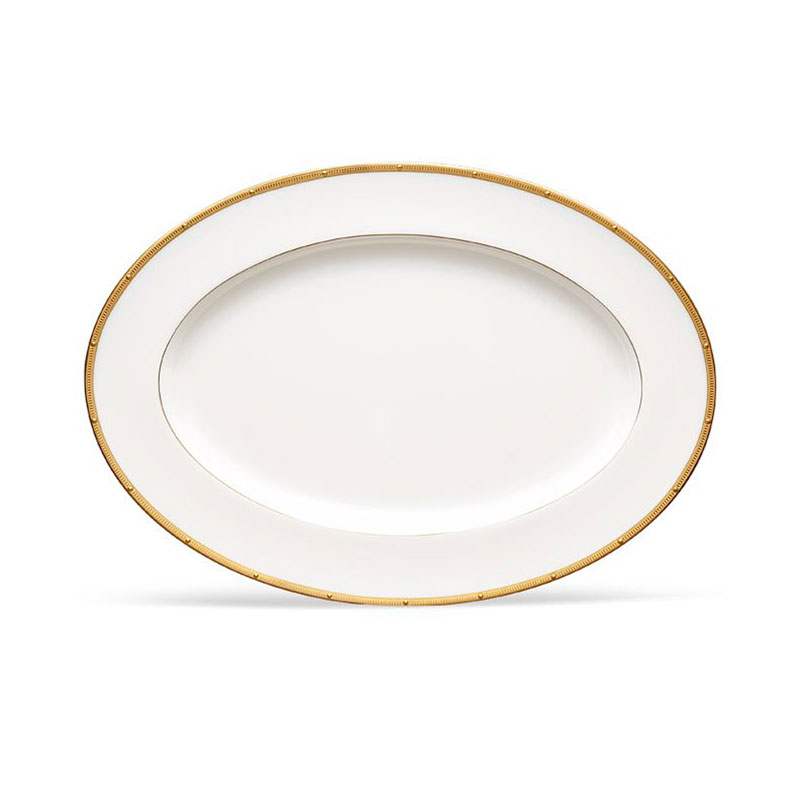 Rochelle Gold Oval Platter, 16 (Large)