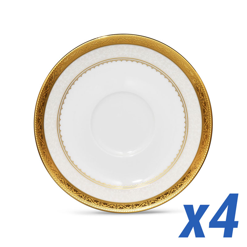 Odessa Gold Saucer, Set of 4