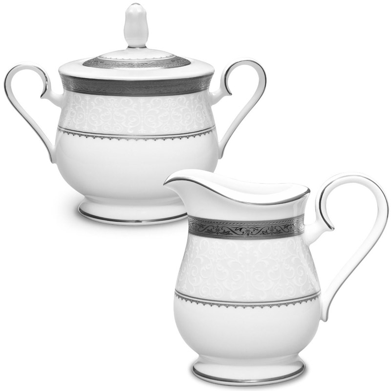 Odessa Platinum Sugar and Creamer Set