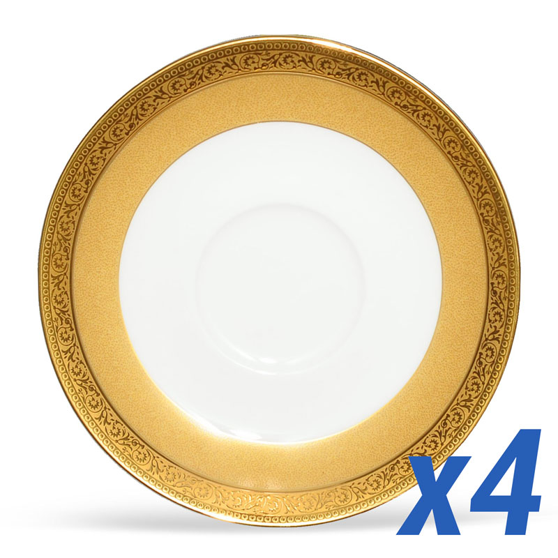 Summit Gold Saucer, Set of 4