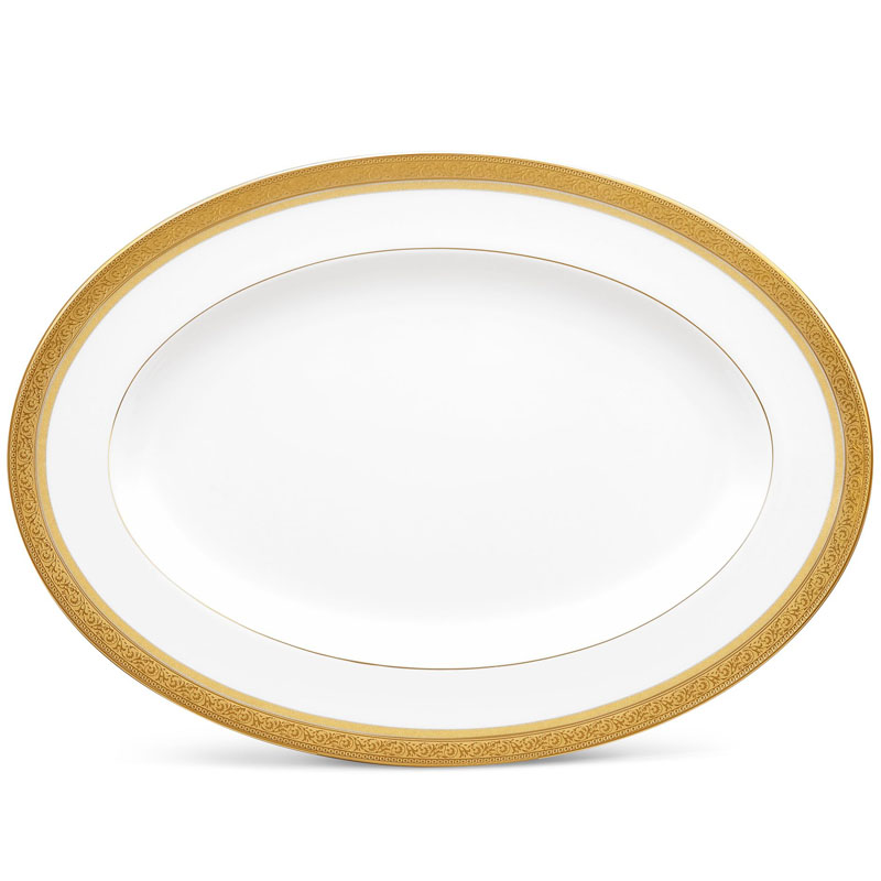 Summit Gold Oval Platter, 14in.