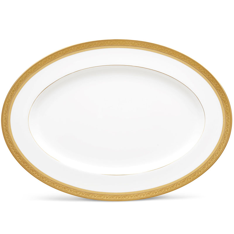 Summit Gold Oval Platter, 16in.