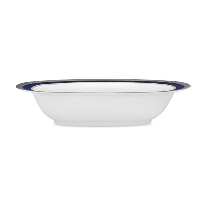 Odessa Cobalt Platinum Oval Vegetable