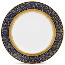 A photo of Odessa Cobalt Gold Accent Plate