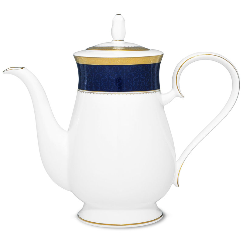 Odessa Cobalt Gold Coffee Server