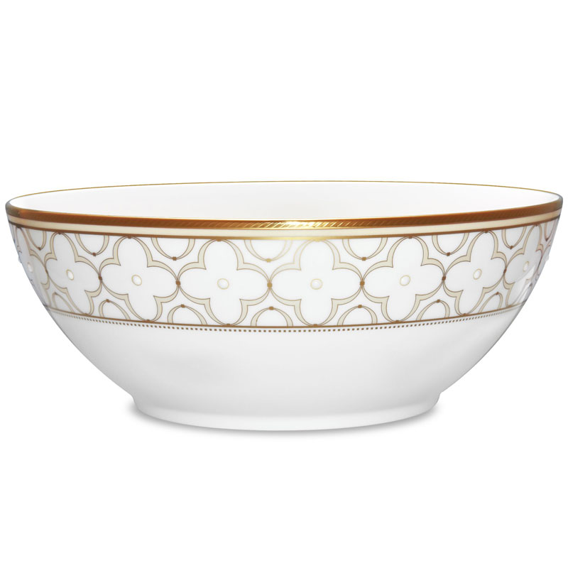 Trefolio Gold Large Round Bowl