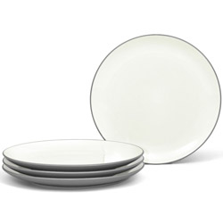 A photo of Colorwave Slate Coupe Dinner Plate Set of 4