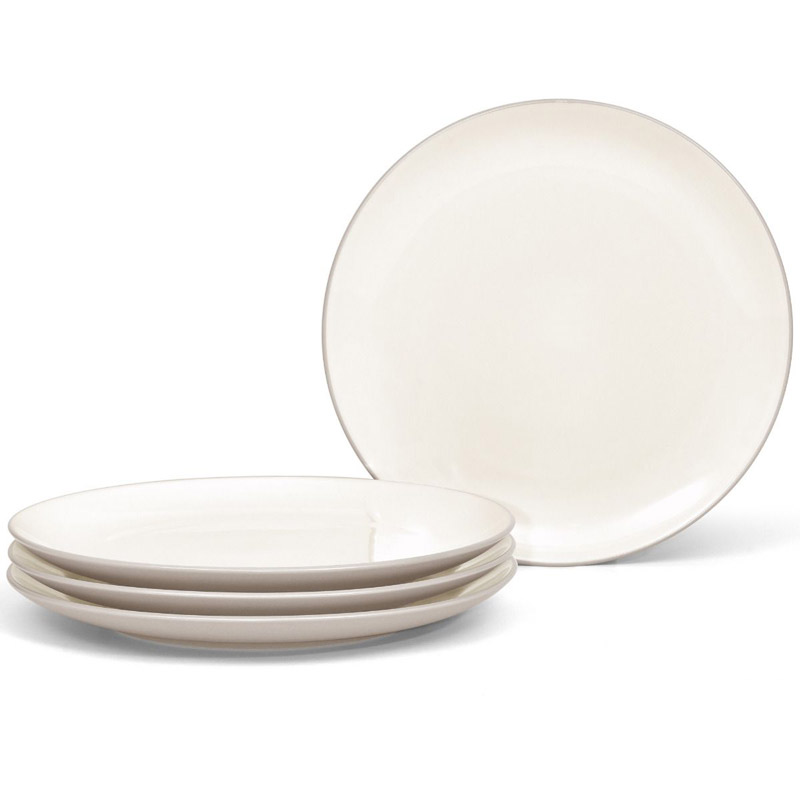 Colorwave Sand Curve Salad Plate Set of 4