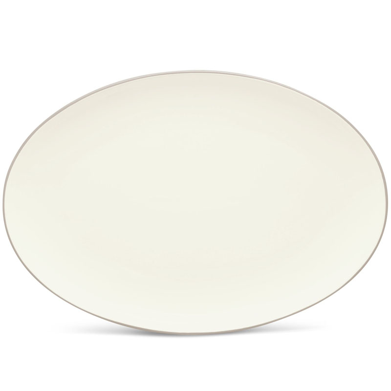 Colorwave Sand Oval Platter, 16in.