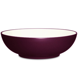 A photo of Colorwave Burgundy Round Vegetable Bowl