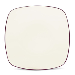 A photo of Colorwave Burgundy Salad Plate, Square