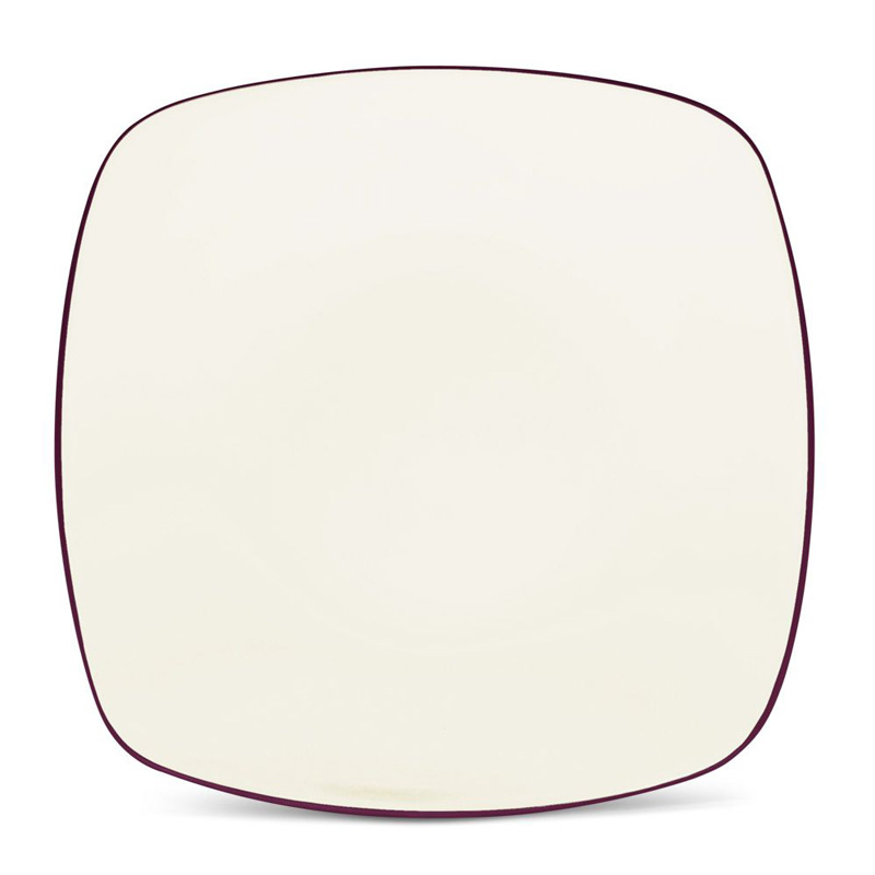 Colorwave Burgundy Salad Plate, Square