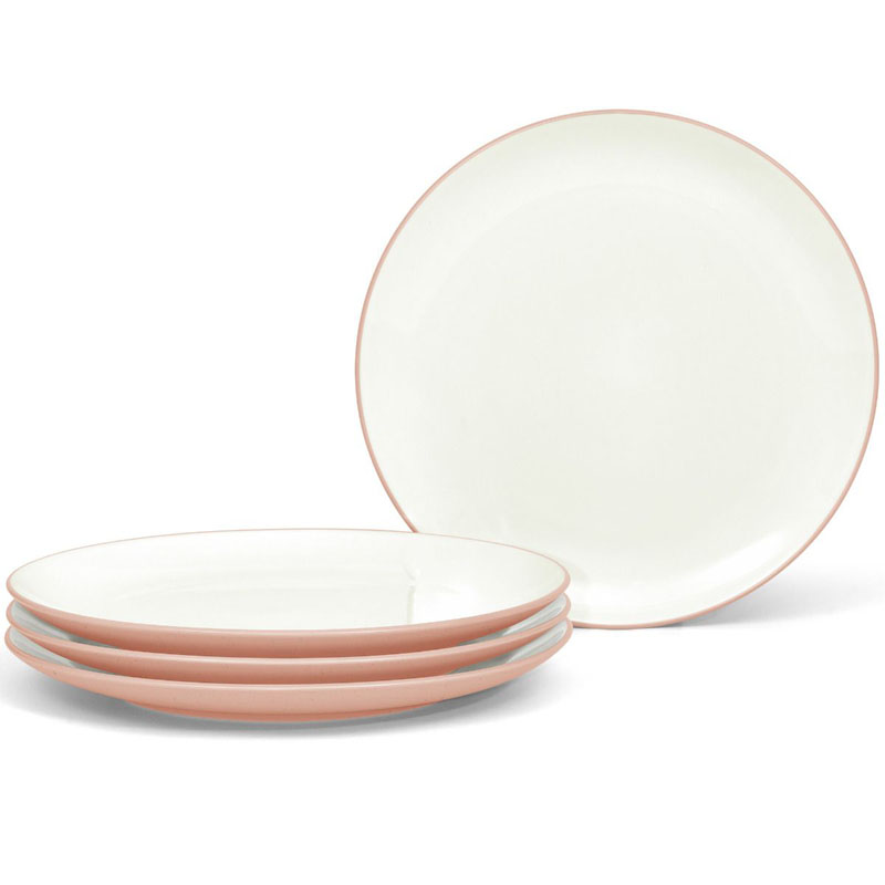 Colorwave Pink Coupe Salad Plate Set of 4