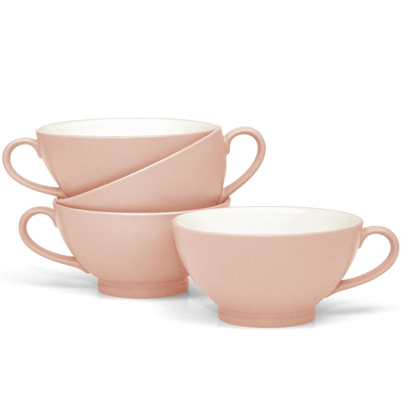 Colorwave Pink Handled Bowl Set of 4