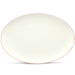 A photo of Colorwave Pink Oval Platter, 16in.