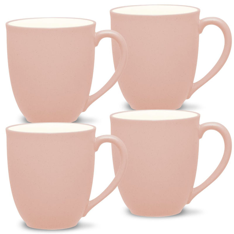 Colorwave Pink Mug, Set of 4