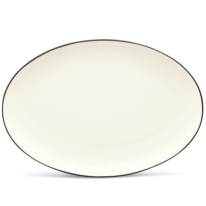 Colorwave Graphite Oval Platter, 16 