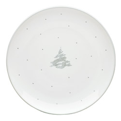 A photo of Colorwave Cream Holiday Accent Plate 8